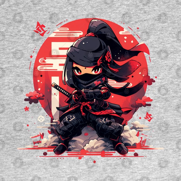 Kunoichi ninja girl by Genbu